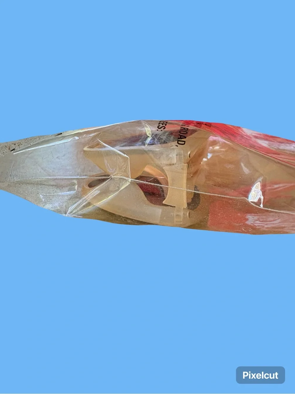 Folding Sunglasses - Peach Frame with Dark Lenses